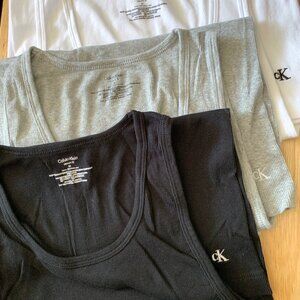 Calvin Klein Neutrals Undershirts/Tank Tops (3)